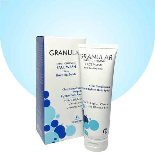 Granular Face Wash — for bright, clear, glowing skin.