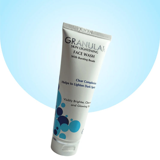 Granular Face Wash — for bright, clear, glowing skin.