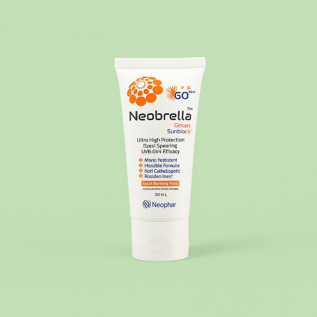 Neobrella SPF 60 Sunblock – Ultra Protection Invisible Formula